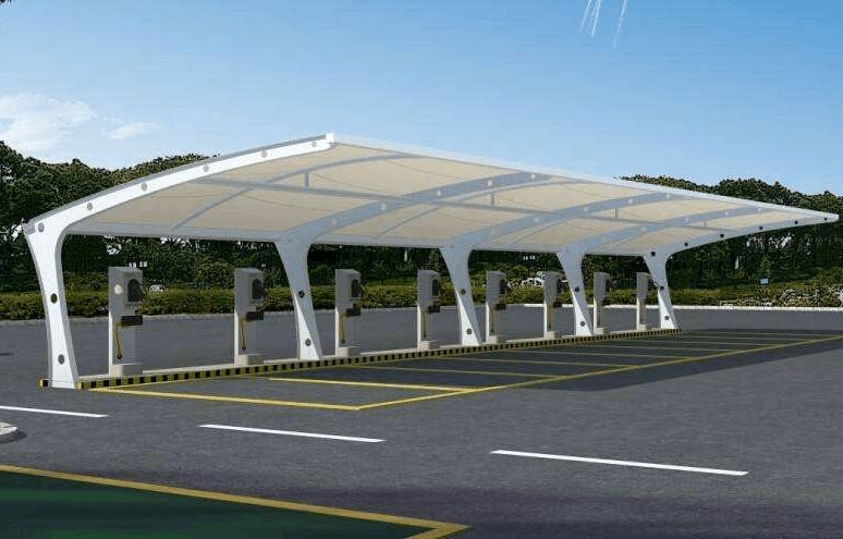 仁布县充电桩车棚