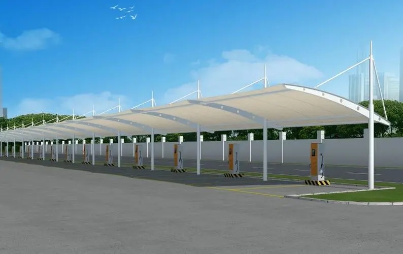 仁布县充电桩车棚